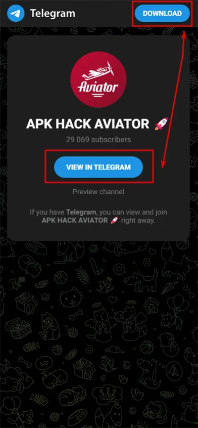aviator hack telegram
